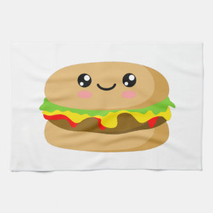 Paño De Cocina Kawaii Burger