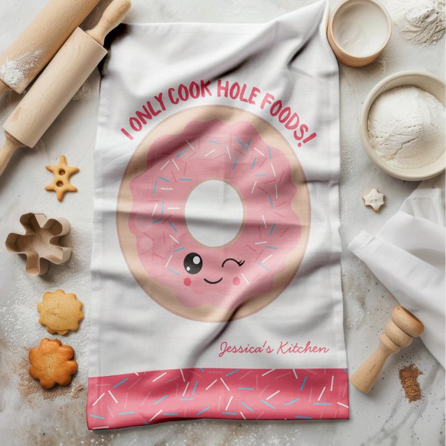Paño De Cocina Kawaii No Cocino Solo Alimentos De Hoyo (Just the perfect, unique towel to be in the very kitchen where all the magic happens.)