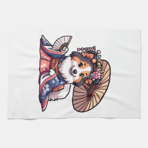 Paño De Cocina Kimono para perro pastor de Shetland  