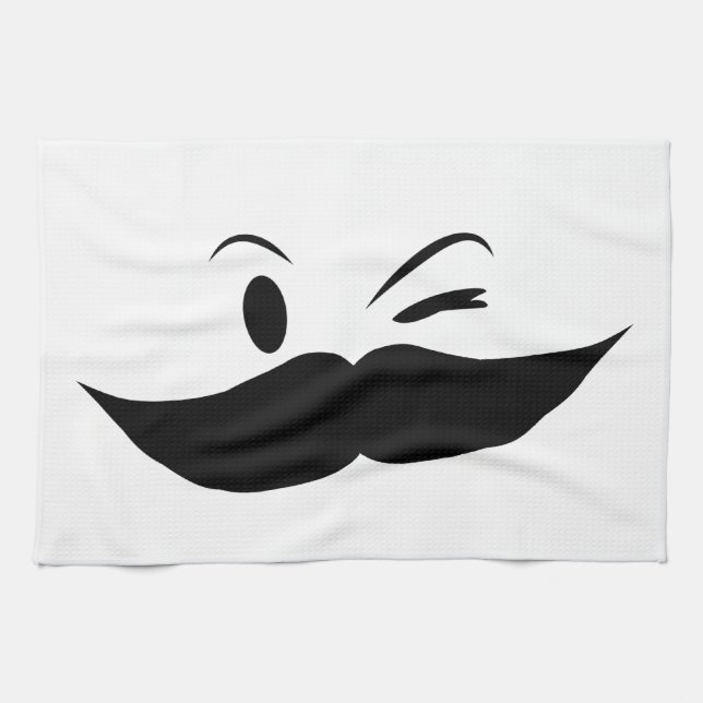 Paño De Cocina Kinky Mustache (Horizontal)