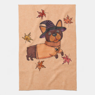Paño De Cocina Kit de Arte Popular de Bulldog Francés de Hallowee