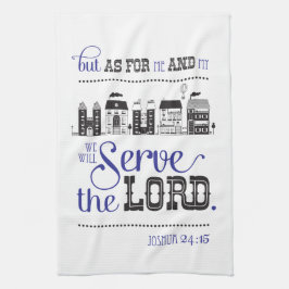 Paño De Cocina Kitchen Towel Bible Scripture Joshua 24:15