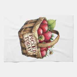 Paño De Cocina Kitchen Towels-Berry Basket Kitchen Towel