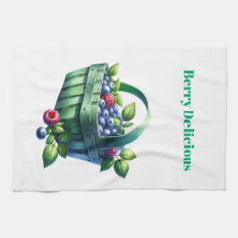Paño De Cocina Kitchen Towels-Berry Basket Kitchen Towel