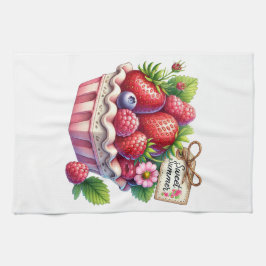Paño De Cocina Kitchen Towels-Berry Basket Kitchen Towel 