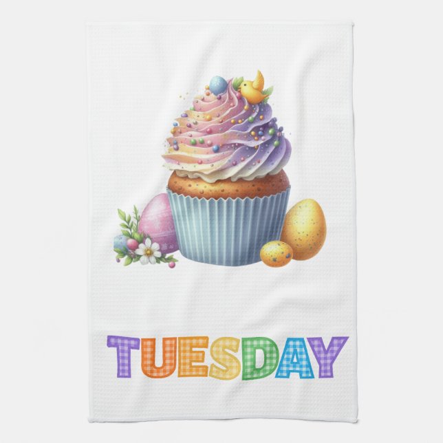 Paño De Cocina Kitchen Towels-Days Of The Week Kitchen Towels (Vertical)