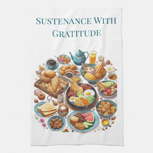 Paño De Cocina Kitchen Towels-Islamic Themed Kitchen Towel (Vertical)