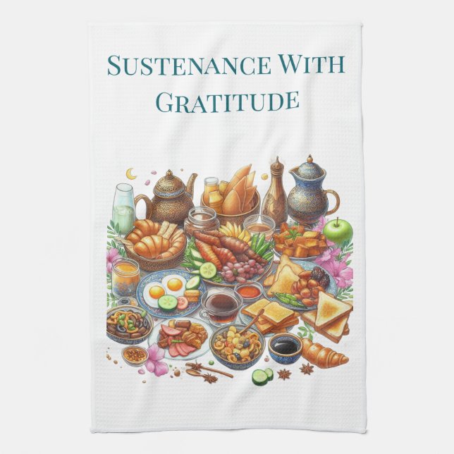 Paño De Cocina Kitchen Towels-Islamic Themed Kitchen Towels (Vertical)