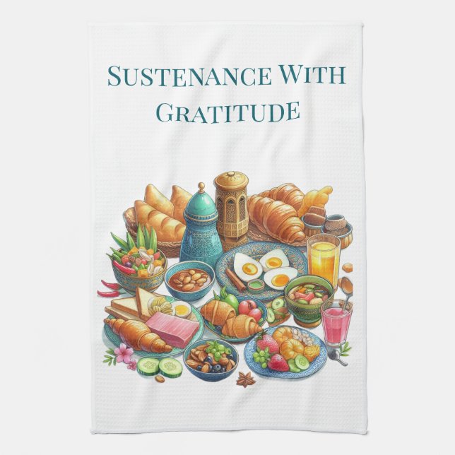Paño De Cocina Kitchen Towels-Islamic Themed Kitchen Towels (Vertical)