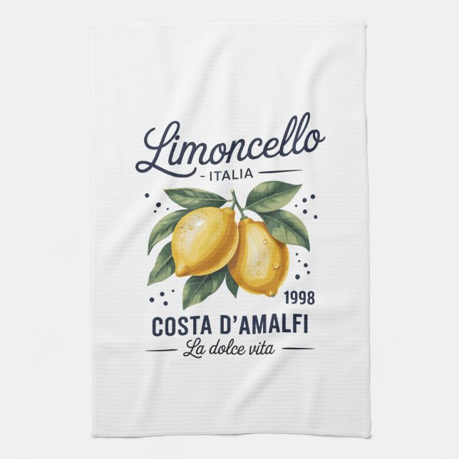 Paño De Cocina Kitchen Towels-Limoncello 1998 Costa d’Amalfi  (Vertical)