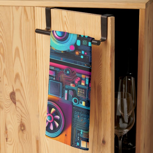 Paño De Cocina Kitchen Towels Tech (Pliegue de tercios)