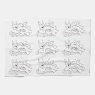 Paño De Cocina Kitsu Kitsa Cat Perogies Ucranianos