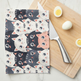 Paño De Cocina Kitty Kat Kaleidoscope