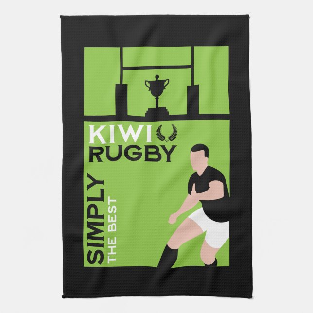Paño De Cocina Kiwi NZ Rugby (Vertical)