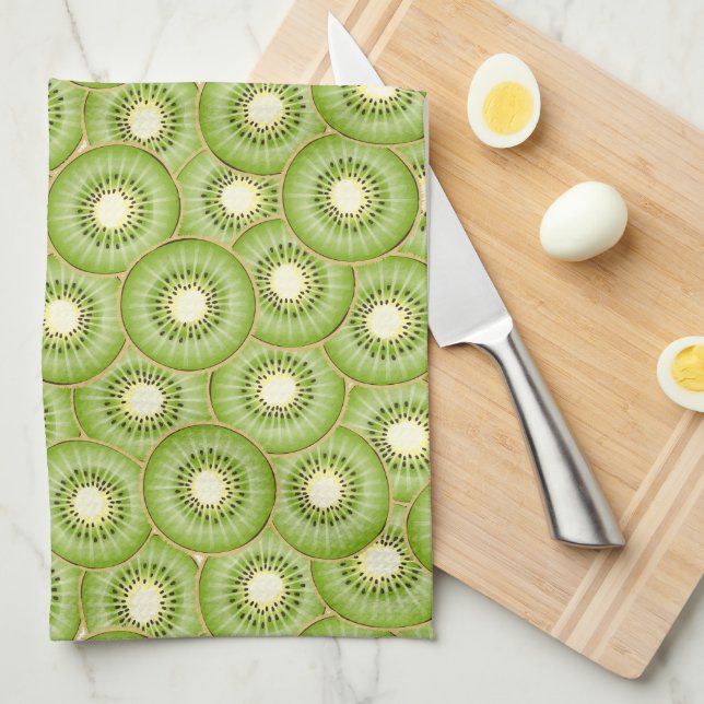Paño De Cocina Kiwi tropical (Doblado Cuarto)