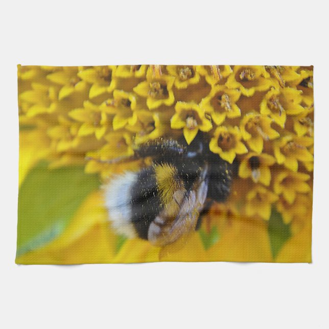 Paño De Cocina Küchentuch fleissige Hummel (Horizontal)