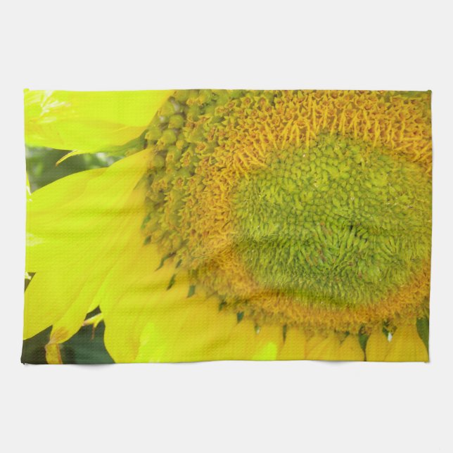 Paño De Cocina Küchentuch hellgelbe Sonnenblume (Horizontal)