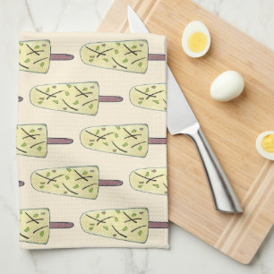 Paño De Cocina Kulfi Qulfi Dessero congelado de helado de comida 