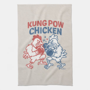 Paño De Cocina Kung Pow Chicken Funny Food Pun