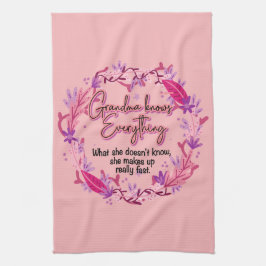 Paño De Cocina La abuela lo sabe todo