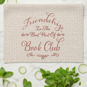 Paño De Cocina La Amistad Es La Mejor Parte Del Libro Club