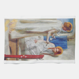 Paño De Cocina La Anunciación por Dante Gabriel Rossetti