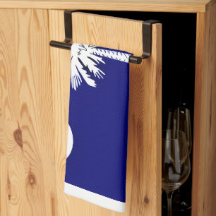 Paño De Cocina La bandera de Carolina del Sur 