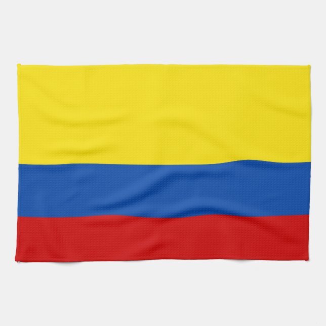 Paño De Cocina La bandera de Colombia (Horizontal)