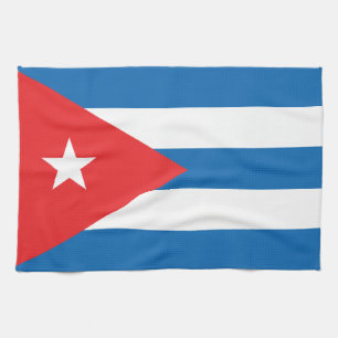 Paño De Cocina La bandera de Cuba