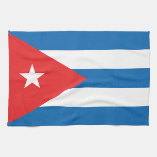 Paño De Cocina La bandera de Cuba