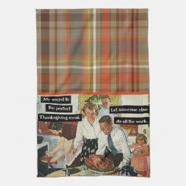 Paño De Cocina La cena de Acción de Gracias perfecta