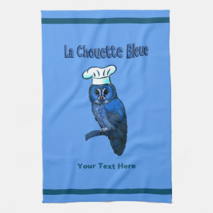 Paño De Cocina La Chouette Bleue Cafe