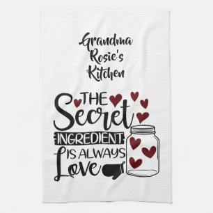 Paño De Cocina La Cocina de la Abuela El Ingrediente Secreto es