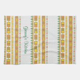 Paño De Cocina La cocina de la abuelita animada del modelo