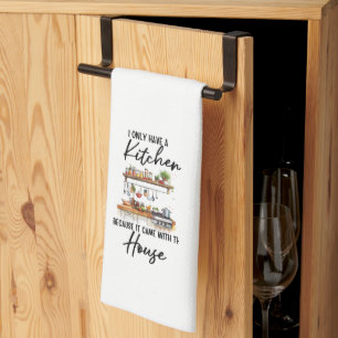Paño De Cocina La cocina vino con la casa