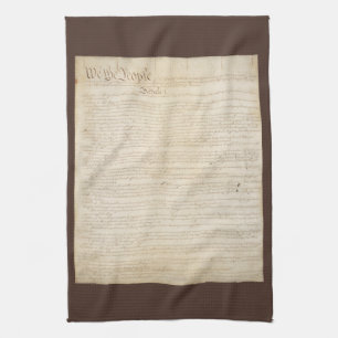 Paño De Cocina La Constitución de los Estados Unidos, nosotros el