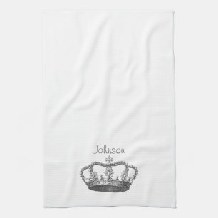 Paño De Cocina La corona de la reina clásica