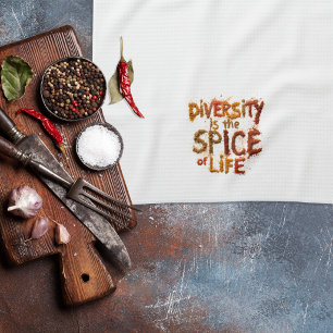 Paño De Cocina La diversidad es la sal de la vida - Espacio segur