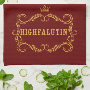 Paño De Cocina La divertida jerga del país de Highfalutin