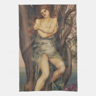 Paño De Cocina La Dríada (Ninfa del Árbol) (por Evelyn De Morgan)