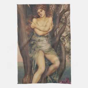 Paño De Cocina La Dríada (Ninfa del Árbol) (por Evelyn De Morgan)