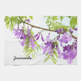 Paño De Cocina La Flor de Jacaranda es morada