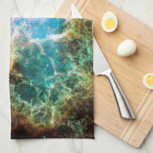 Paño De Cocina La foto espacial de la Nebulosa del Cangrejo