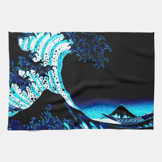 Paño De Cocina La Gran Ola (Horizontal)