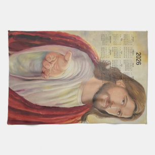 Paño De Cocina La Invitación Divina: Calendario Jesús 2026