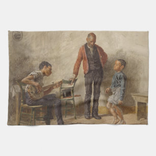 Paño De Cocina La lección de baile por Thomas Eakins