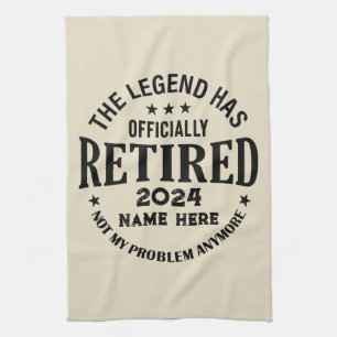 Paño De Cocina La leyenda se ha retirado