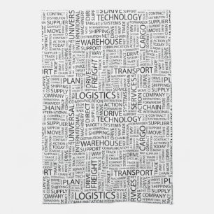 Paño De Cocina La LOGÍSTICA modela con palabras