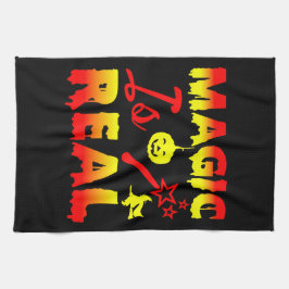 Paño De Cocina La magia es la verdadera varita de halloween