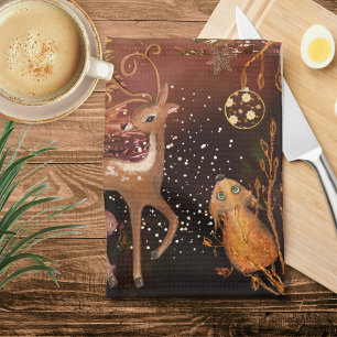 Paño De Cocina La magia ocurre en la cocina - Navidades caprichos